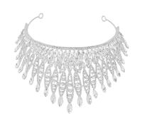 Balacoo Dazzling Rhinestone Bridal Crown Headband for Women Wedding Day Bride Lightweight Comfortable Tiara Headpiece for Proms Parties Special Occasions