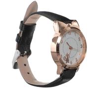 Balacoo Delicate Womens Quartz Wrist Watch with Accurate Time and Decorative Metal Design Featuring a Cute Cartoon Cat, for Daily Use and Costume Accessory in Black