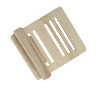 Balacoo Desktop Sheet Music Holder Space-efficient Rack Khaki Foldable Wooden Music Stand with Simple Design and Workmanship for Home Use Suitable for Musical Scores and Recipes