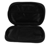Balacoo Diabetic Storage Case Cloth Hard Shell Organizer for Travel | Black Zipper Pouch, Large Mesh Pocket, Easy Access, Spill Resistance, Office and Air Travel Use