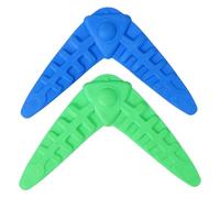 Balacoo Dog Chew Made of Sturdy Material, Comfortable 2pcs in Darts Shape with Fish Bone Design and Reusable Random Color for Pet Training and Interactive Play