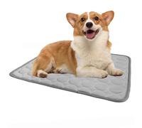 Balacoo Dog Cooling Mat Summer Cat Cooling Pad Washable Pet Blanket for Small Medium Large Dogs, Breathable Heat Relief Pet Sleeping Mat for Indoor Outdoor Use, Grey