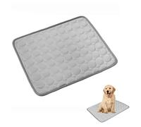 Balacoo Dog Cooling Mat Summer Cat Cooling Pad Washable Pet Blanket for Small Medium Large Dogs, Breathable Heat Relief Pet Sleeping Mat for Indoor Outdoor Use, Grey
