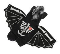 Balacoo Dog Polyester Halloween Bat Costume Comfortable and Dogs Puppies for Wear-resistant Material with Creative Bat Wings Design, for Parties and Holiday Celebrations