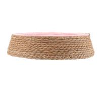 Balacoo Dog Sleeping Mat Woven Pet Cushion Round Shape for Cats and Small Dogs Indoor Use