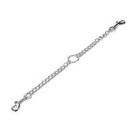 Balacoo Double Head Stainless Iron Chain Pet Pulling Strap for Puppy and Pet Dog with Fashion Design Fit Gentle on Neck