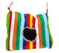 Balacoo Double Hole Warm Bird Nest Hanging Parrot Bed Made of Soft Cloth Comfortable Spot for Yellow Birds and Canaries Fashion Decorative Suitable for Bedside or Stairs