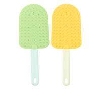 Balacoo Double-Sided Cat Hair Comb 2Pcs Grooming Brush for Long Haired Cats and Puppies Soft Bristles Washable Design for Dematting and Shedding