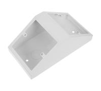 Balacoo Electric Wall Socket Box for Analysis Workbenches and Crowded Lab Spaces, Iron Material with Silver Finish, Recessed Installation and Convenient Maintenance Outlet Junction Box