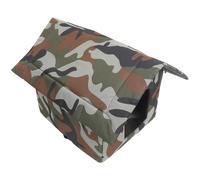 Balacoo Elevated Weatherproof Outdoor Cat House with Insulation and Cloth Material, for Cold Winter Use and Playground Shelter, Comfortable Heated Shelter for Cats and Pets