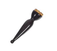 Balacoo Face Sculpting Tool in Wood Material with Lotus Seedpod Massage Head, Acupressure Eye Massager for Cream Application and Stress Reduction
