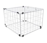 Balacoo Foldable Cat Cage Carrier for Cats under 3kg with Design Sturdy Iron Material Pet Supply after Bath and Car Travel Random Color
