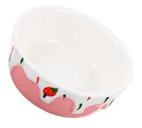 Balacoo Food-grade Ceramic Pet Bowl for Hamster and Chinchilla with Smooth Surface, Cute Shaped Compact Rat Bowl for Small Animal Feeding