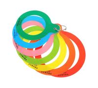 Balacoo Fruit Diameter Measuring Ring Plastic Fruit Gauge Tool for Apples Oranges Peaches for Quick Measurement and Sorting