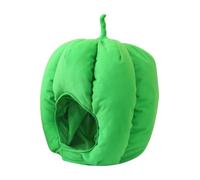 Balacoo Funny Plush Pepper Hat Soft PP Cotton Halloween Costume Prop for Adults and Teens Lightweight Comfortable Festival Headwear for Party Photo Booths