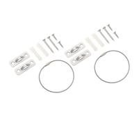 Balacoo Furniture Strap Anchors for Falling Prevention 2 Sets Stainless Steel Heavy Duty Proofing Safety Straps for Home Use on Cabinets and Bookshelves