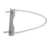 Balacoo Gas Cylinder Holder Bracket for Oxygen Tank with Chain, Iron Material, Suitable for 40l Gas Cylinder, Easy Installation and Firm Fastening, for Laboratory or Industrial Use