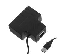Balacoo Gigabit Ethernet Splitter 1 to 3 Ports High Speed 1000mbps Network Cable Splitter with USB Power Cable, Plastic Material, Easy Installation for Different Network Environments