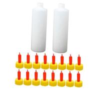 Balacoo Goat and Lamb Feeding Bottle with Bite Pacifiers Nursing Bottles for Calves Sheep and Newborn Livestock Plastic Pet Feeder for Long Term Use