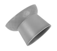 Balacoo Grey Elevated Ceramic Pet Bowl with Neck Protection, Raised Cat and Dog Food and Water Dish, Sturdy Compact Feeding Bowl for Indoor Pets