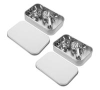 Balacoo Guitar Finger Picks and Versatile Compatibility Enhanced Sound Clarity Stainless Steel Metal 2 Sets with Storage Box for Acoustic Bass and Classical Guitar Players