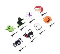 Balacoo Hairpin Accessories 8pcs Metal Hair Clips Halloween Cartoon Pumpkin Bat Skull Design Great Props for Costume Parties and Halloween Parties