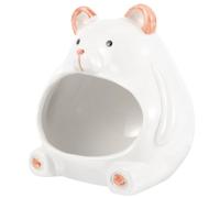 Balacoo Hamster House Ceramic Chinchilla Cooling House Pet Nest for Guinea Pig Comfortable