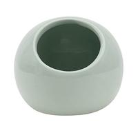 Balacoo Hamster House, Ceramic Hamster Hideout Cooling House Ceramic Bath Summer Cooling Nest for Mini Animals Gerbil Chinchilla Rat Other Small Animal Green