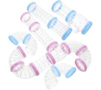 Balacoo Hamster Tube DIY Cage Tunnel Set with Material for Small Pets External Playground Accessories to Observe Pet Activities