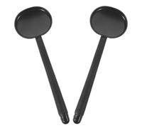 Balacoo Handheld Eye Occluder 2Pcs Plastic Eye Test Cover Matte Surface for Optometry Clinics and Vision Screening