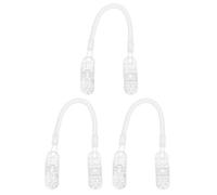 Balacoo Hat Outdoor, Creative Activities Use and for Design Everyday 3pcs Windproof Strap Clips with Adjustable Elastic Chin Cord Practical PC Material Hat Retainer Anti-Drop Chain