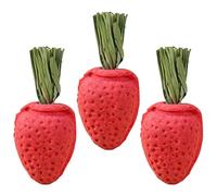 Balacoo Hay Chewing Pet Teeth Grinding Playthings That Keep Pets Active 3pcs for Small Furry Animals and Guinea Pigs Suitable for Cage Use, Hamster and Chinchilla Chew