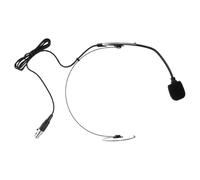 Balacoo Headset Noisy Environments Large, Presentations and Plastic Wired Microphone with Professional Connector Stable Wired Connection Black Head-mounted Microphone for Metal