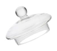 Balacoo Heat Resistant Glass Tea Kettle Lid Replacement Cover for Teapot Easy to Install and Remove Prevents Leakage Preserves Tea Aroma Practical Home Supply Accessory
