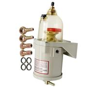 Balacoo Heavy Duty 500fg 500fh Fuel Water Separator for Diesel Engines and Marine Engine Fuel Filter with Stainless Steel and Cotton Fiber, Bolt on Design, Efficient Water Separation
