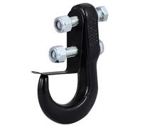 Balacoo Heavy Duty Carbon Steel Car Tow Hook with Unique Locking the Eye and Towing Function Black Metal Trailer Towing Hook Suitable for Vehicle Accessories
