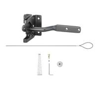 Balacoo Heavy Duty Self Locking Gate Latch for Wood and Metal Gates with Spring Loaded Design and Solid Security, Suitable for Backyard and Deck Use, Carbon Steel and Stainless Steel