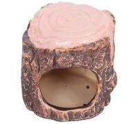 Balacoo Hideout Bed Summer Sleeping Bed Hamster for and Little Squirrels Ceramic, Cooling and Easy to Wash Decorative Pet Nest Gerbils for Home Decoration for Small Animals