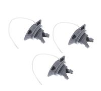 Balacoo High-Pressure Inflatable Boat Valve Caps 3Pcs Gray Sturdy Air Plugs for Kayak, Paddle Board, Canoe and Raft Outdoor Use