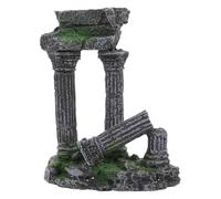 balacoo Imitation Classical Roman Column Fish Hiding Cave Resin Landscape Craft Aquarium Roman Column Aquarium Landscape Ornament Aquarium Ornament Fish Tank Landscape Ornament
