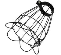 Balacoo Iron Art Lamp Shade for Reptile Light Guard, Black Insulation Lamp Protector Made of Sturdy Iron, Suitable for Terrarium Use to Prevent Scalding and Protect Lights