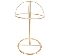 Balacoo Iron Hat Display Rack and Flexible Curved Dome Design with Strong Support Pole Multipurpose Storage Rack Classic Hollow Design for Hats and Wigs Suitable for Home Use