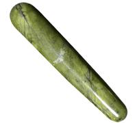 Balacoo Jade Acupressure Massage Tool Stick for Face and Body, Portable Green Phoenix Jade Facial Smooth Polished Surface for Meridian Therapy
