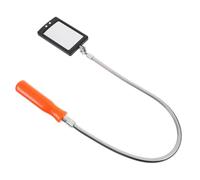 Balacoo LED Lighted Inspection Mirror for Vehicle with Flexible Rotatable Stainless Steel Frame Compact Portable Mechanic Tool for Clear Extra Viewing and Safe Automotive Inspection