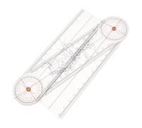 Balacoo Lightweight Acrylic Goniometer Joint Angle Measuring Tool for Professionals, Orthopedic Angle Ruler Resisting Breakage, for Frequent Clinical Assessments and Physical Therapy