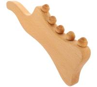 Balacoo Lightweight Portable Beech Guasha Massage Tool for Home Use, Reusable Body Massage Board for People with Poor Sleep or Inconvenient Legs, Daily Therapy Scraping Stick Massager