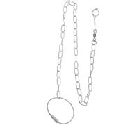 Balacoo Lightweight Stainless Steel Parrot Training Chain with Anklets, Sturdy Bird Foot Chain Leash for Parrots and Birds, for Focus the Street or Take Your Pet Anywhere