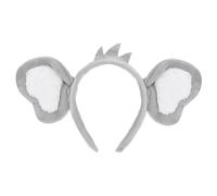 Balacoo Lovely Koala Ear Hair Clasp Light Grey Cartoon Headband Polyester Hair Accessory for Party Cosplay Festival Decoration