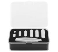 Balacoo Magnetic Stir Bar Rod Set Ptfe Coating for Laboratory Stirring, Cylindrical Shape, Clean Operation and Sturdy Design Suitable for Chemical Reagents and Magnetic Mixer Stirrer