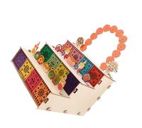 Balacoo Memory Photo Frame Box Day the Dead Wooden Shadow Box Frame Mexican Altar Decor Day the Dead Celebrations